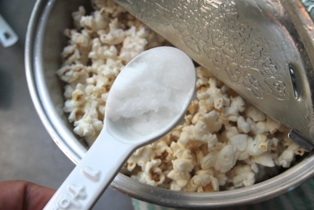 El uso en la fabricación de Popcorns