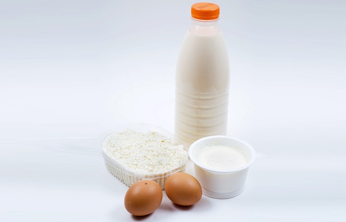 El yogur-Crema-Huevo Paquete de pelo