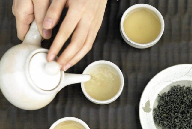 Té verde y vinagre de manzana