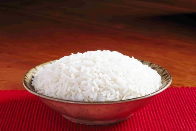 Arroz blanco, Nunca