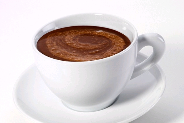 Bebida de chocolate caliente