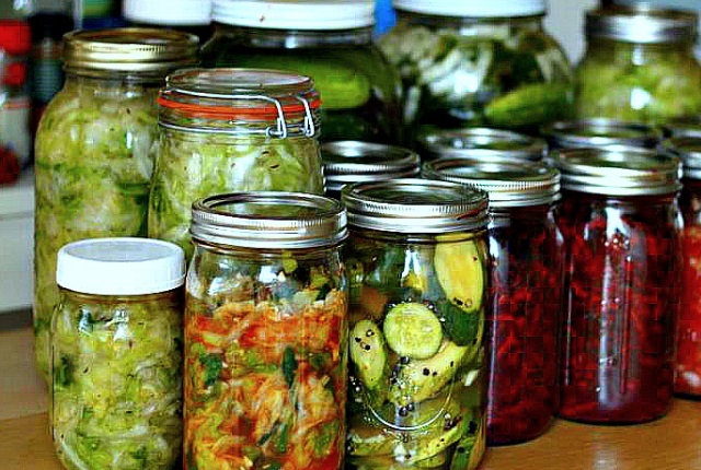 Las verduras fermentadas
