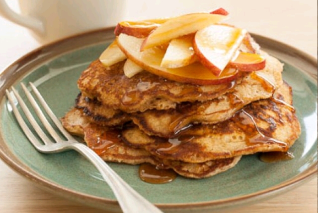 manzana y nuez crepes