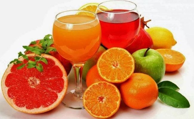 Zumos de fruta fresca