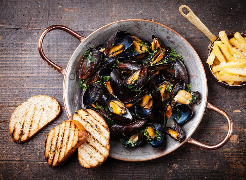 Mejillones azules