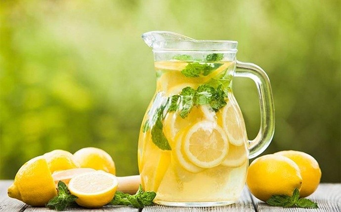 Papaya, jugo de limón