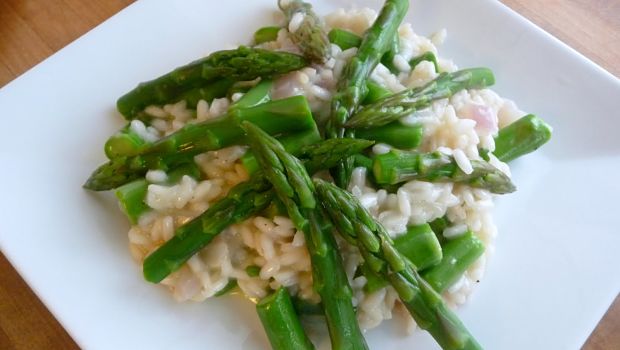 risotto de esparragos